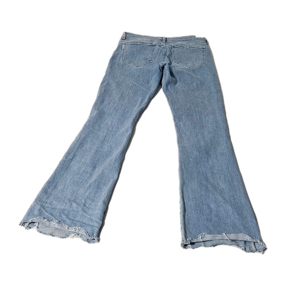Paige Jeans Womens Size 31x31 Manhattan Raw Hem Blue Denim Pants - Picture 3 of 11